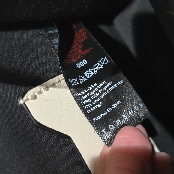 TOPSHOP Capri Buckle Crossbody Bag in Beige, Tortoise Shell Details, Gold Chain - Picture 16 of 16